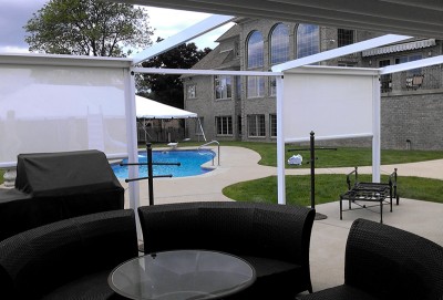 Bethel Park Patio Awning - Residential waterproof retractable roof awning 2a.