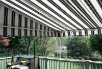 Residential stationary deck awning 6.