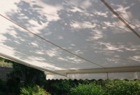 Residential retractable awning - view from beneath 16.